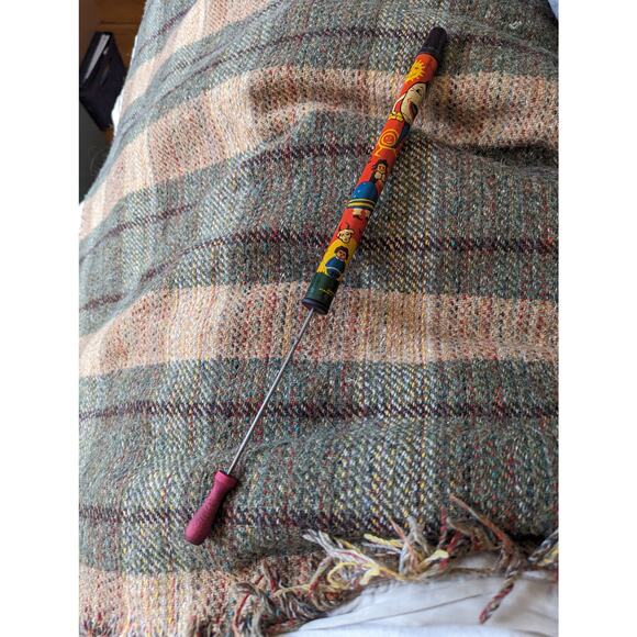 1930s Kirchhof Red Slide Whistle Tin Litho Humpty Dumpty Theme Noise Maker - Picture 5 of 13